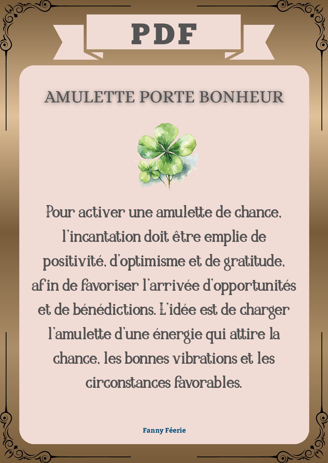 Amulette Porte bonheur