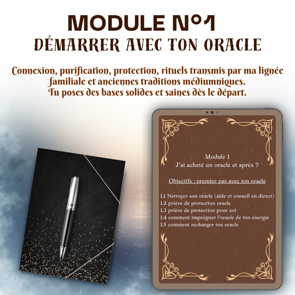 Formation Module N°1 – Démarrer avec ton oracle