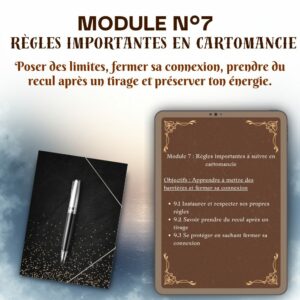 Formation Module N°7 – Règles importantes à suivre en cartomancie 