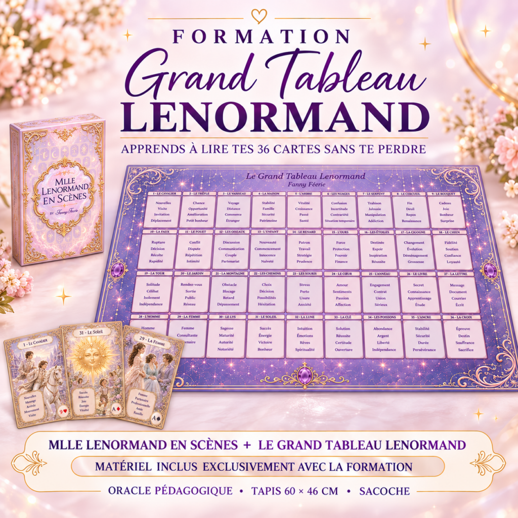 La méthode complète pour lire le Grand Tableau Lenormand