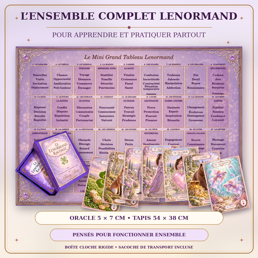 "Pré commande" Le Lenormand Raconté